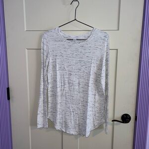 Women's White Long Sleeve Top